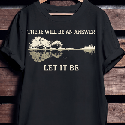 Vintage Let It Be Nature Guitarist Tee - The Music Frontiers
