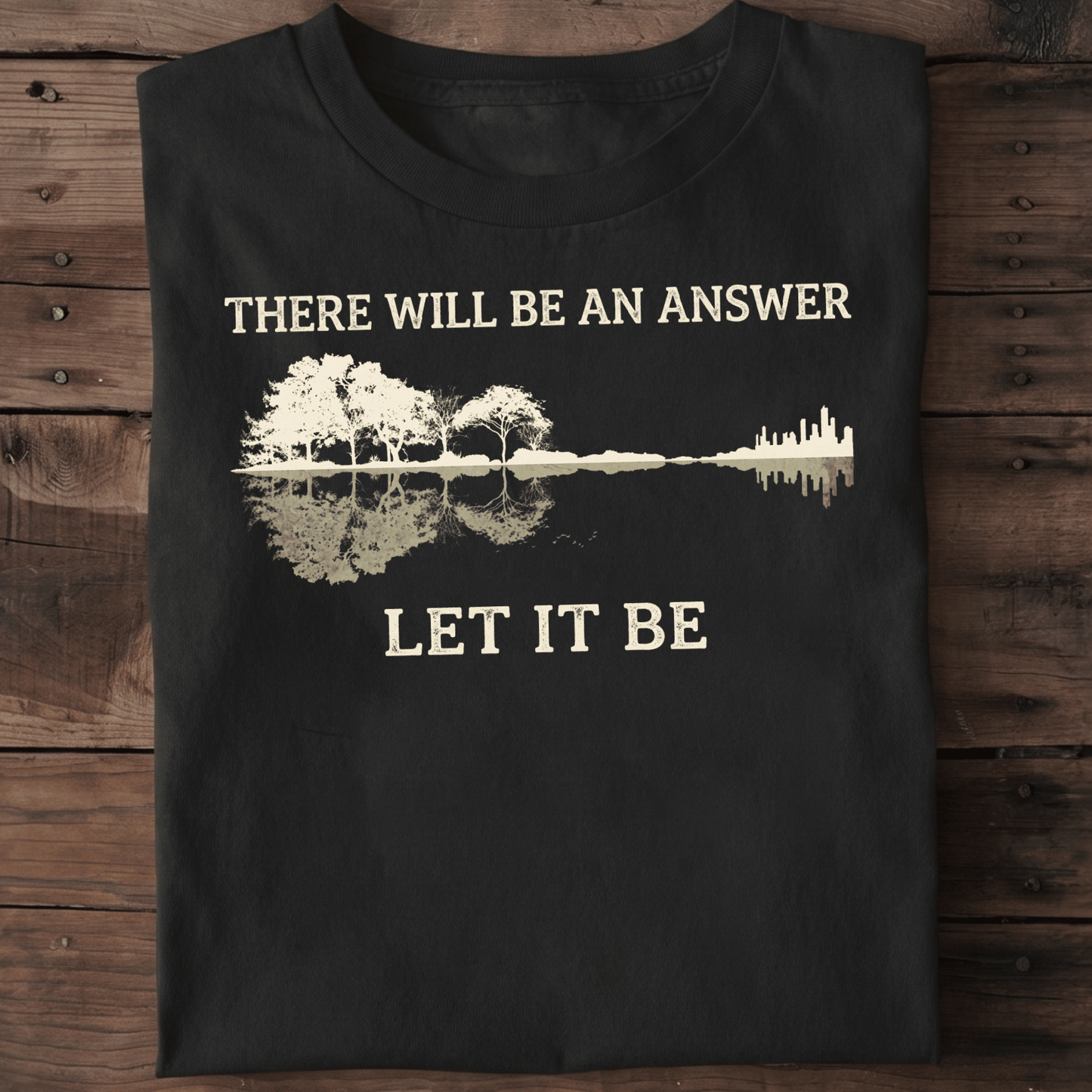 Vintage Let It Be Nature Guitarist Tee - The Music Frontiers