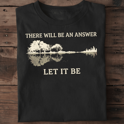 Vintage Let It Be Nature Guitarist Tee - The Music Frontiers