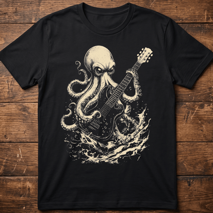Vintage Octopus Guitarist Tee - The Music Frontiers