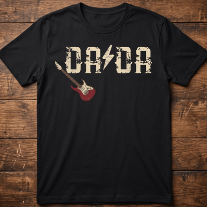 Vintage Rock N Roll Dada Guitar T-Shirt - The Music Frontiers