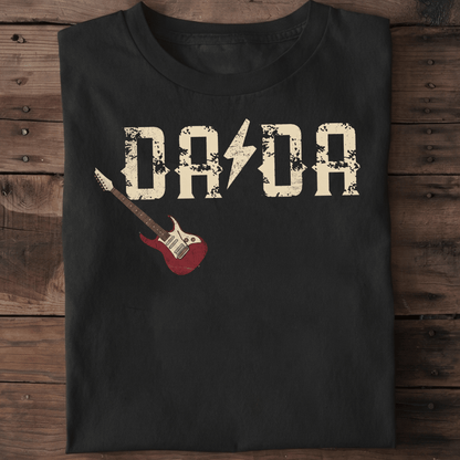 Vintage Rock N Roll Dada Guitar T-Shirt - The Music Frontiers
