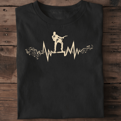 Vintage Rockstar Music Heartbeat Tee - The Music Frontiers