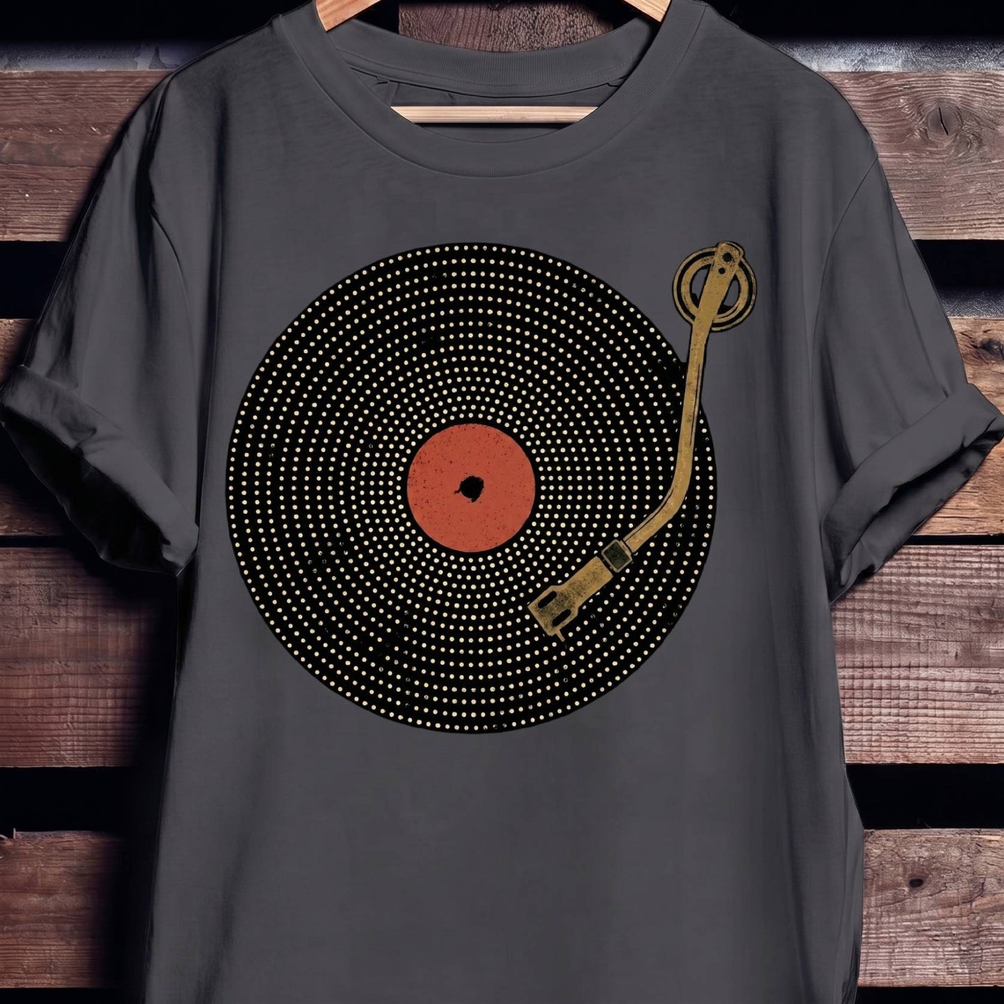 Vinyl Record Tonearm Tee