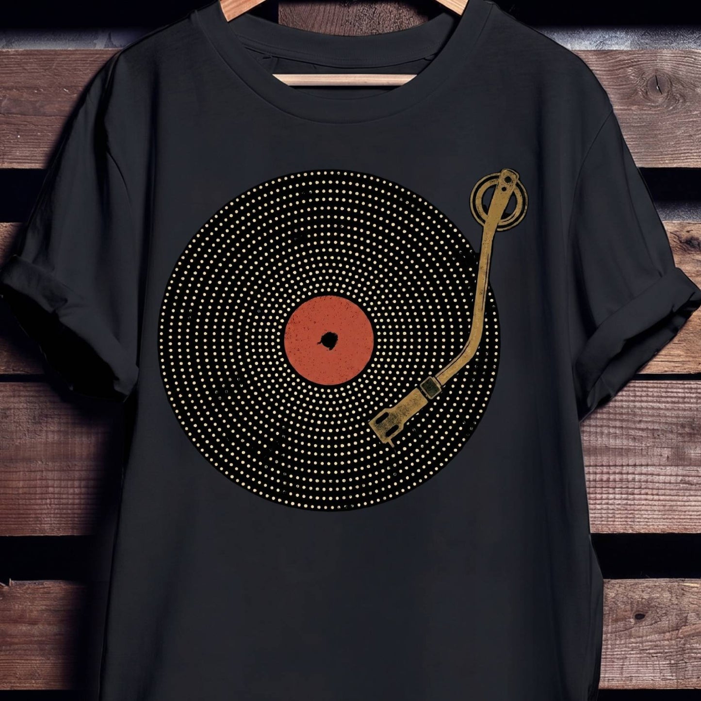 Vinyl Record Tonearm Tee