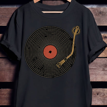 Vinyl Record Tonearm Tee