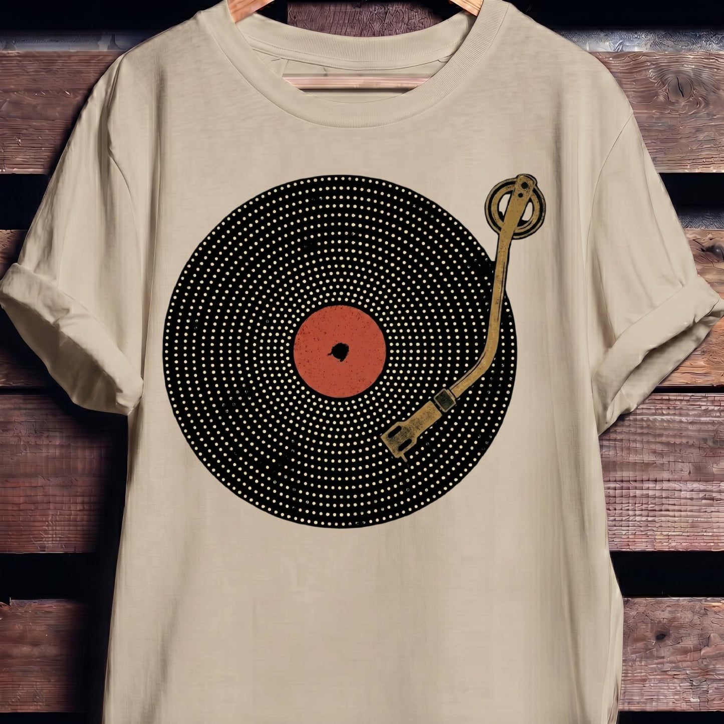 Vinyl Record Tonearm Tee