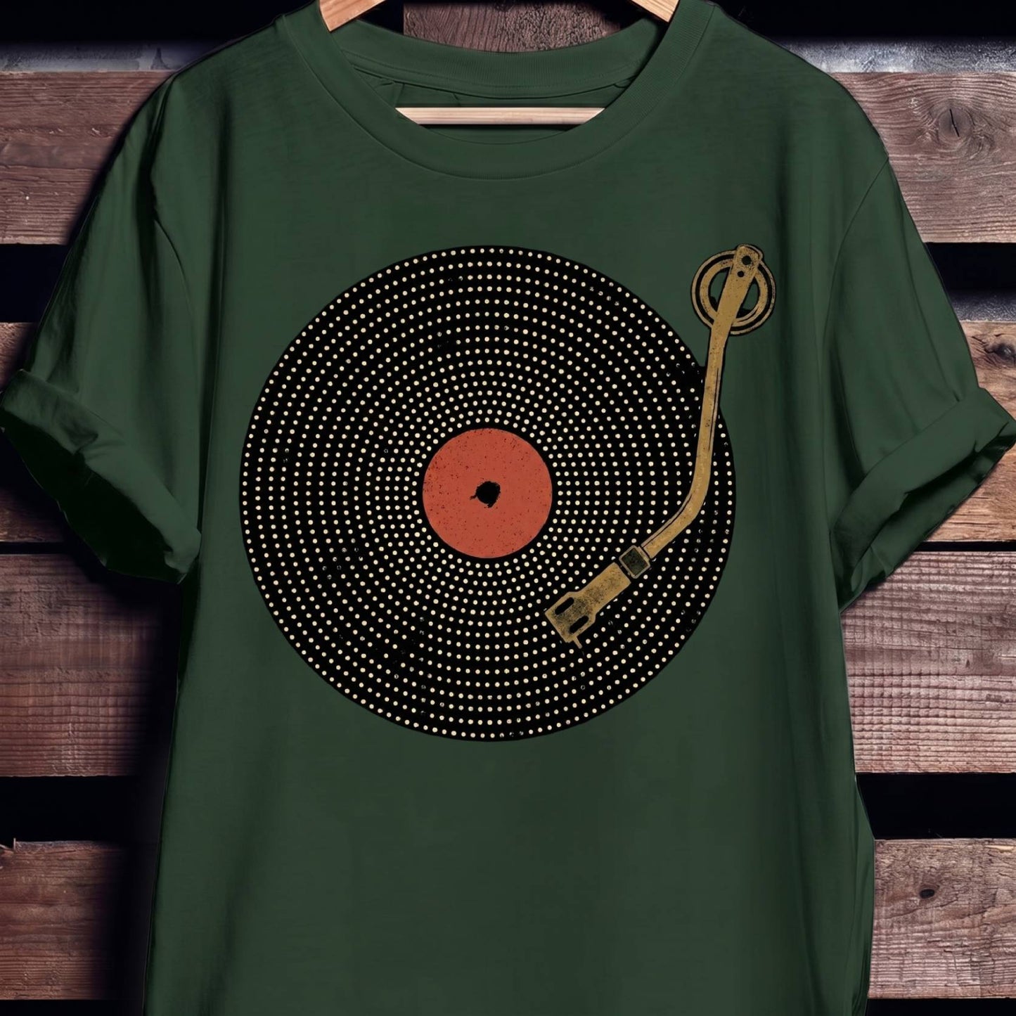 Vinyl Record Tonearm Tee