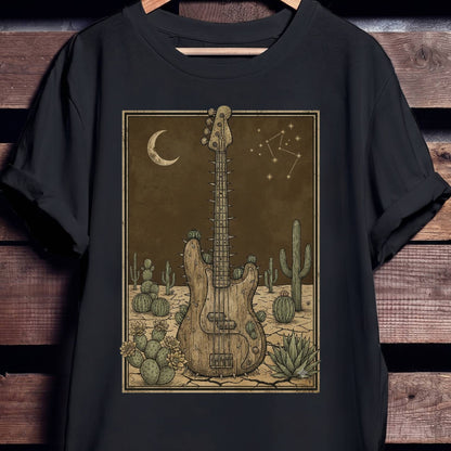 Wild West Bass Guitar T-Shirt - Unisex Standard T-Shirt